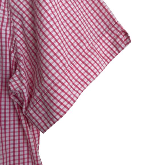 VTG Bobbie Brooks Women Top 18/20 Check Button Preppy Coastal Y2K Retro Cowgirl - Picture 9 of 13